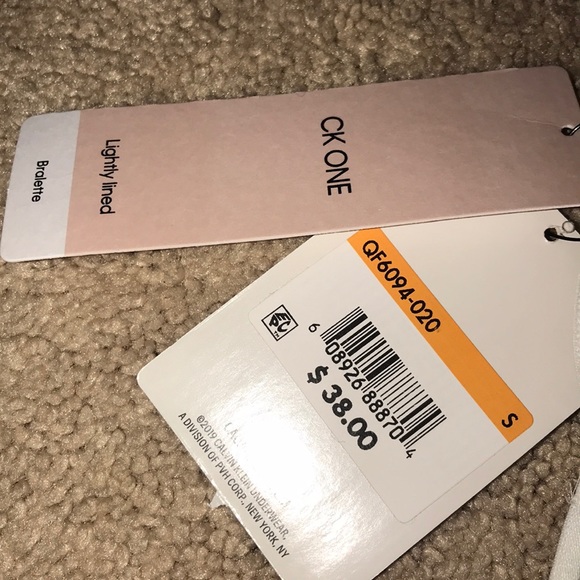 Small Calvin Klein one bralette bra - Picture 4 of 8